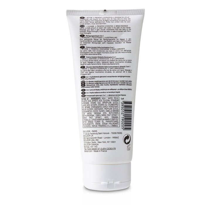 Decleor Aroma Cleanse 3 in 1 Hydra-Radiance מוס ניקוי מחליק 200ml/6.7ozProduct Thumbnail
