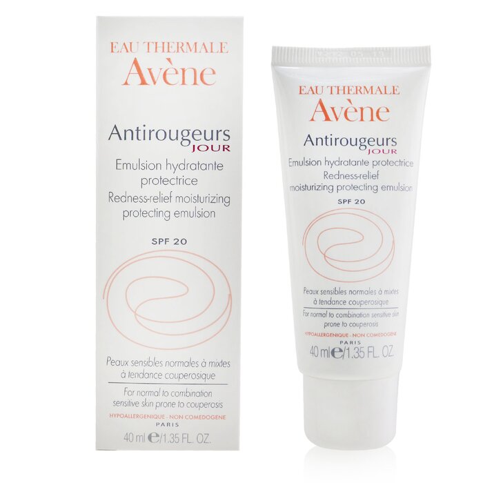Avene Antirougeurs Redness-relief Moisturizing Protecting Emulsion SPF 20 - For Normal to Combination Sensitive Skin 40ml/1.35ozProduct Thumbnail