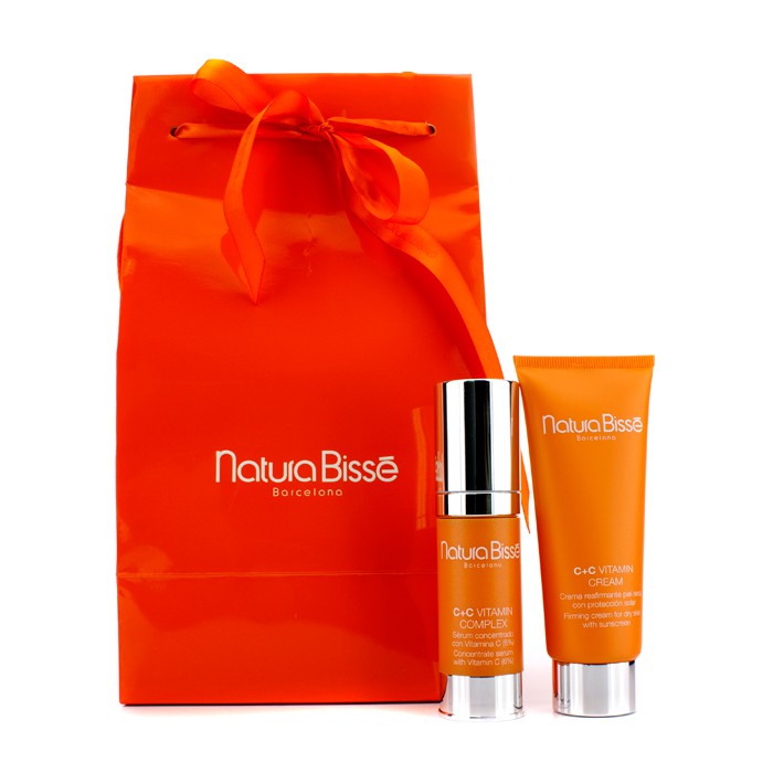 Natura Bisse С+С Витамин Набор: Витаминный Крем 75мл/2.5унц + Концентрированная Сыворотка 30мл/1унц 2pcsProduct Thumbnail