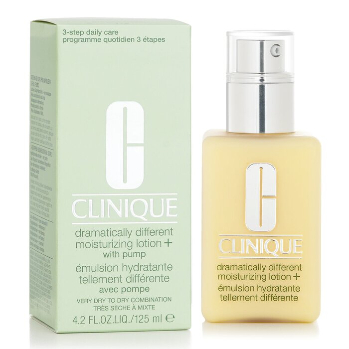Clinique Dramatically Different Moisturizing Lotion+ - For Very Dry to Dry Combination Skin (With Pump)  125ml/4.2ozProduct Thumbnail