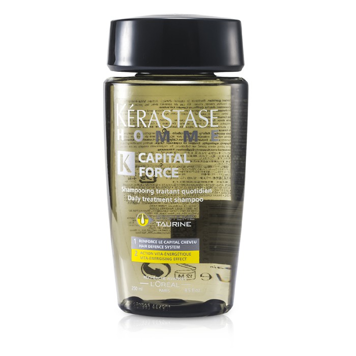Kerastase Homme Capital Force Champú Tratamiento Diario (Efecto Vita Energizante) 250ml/8.5ozProduct Thumbnail