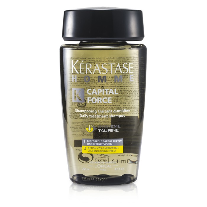 Kerastase Homme Capital Force Champú Tratamiento Diario (Efecto Vita Energizante) 250ml/8.5ozProduct Thumbnail