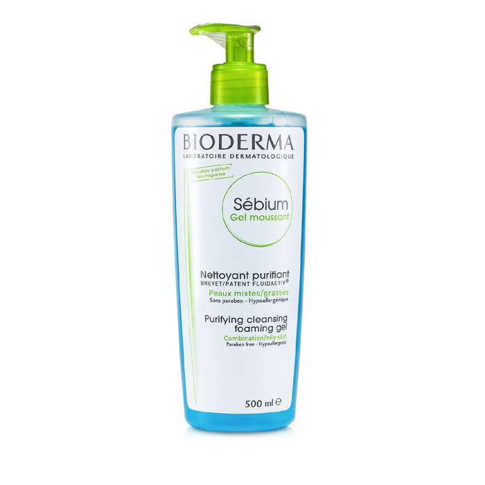 贝德玛 Bioderma Bioderma 净妍调节水油平衡温和洁面者哩 - 混合/油性肌肤 (带泵) 500ml/16.7ozProduct Thumbnail