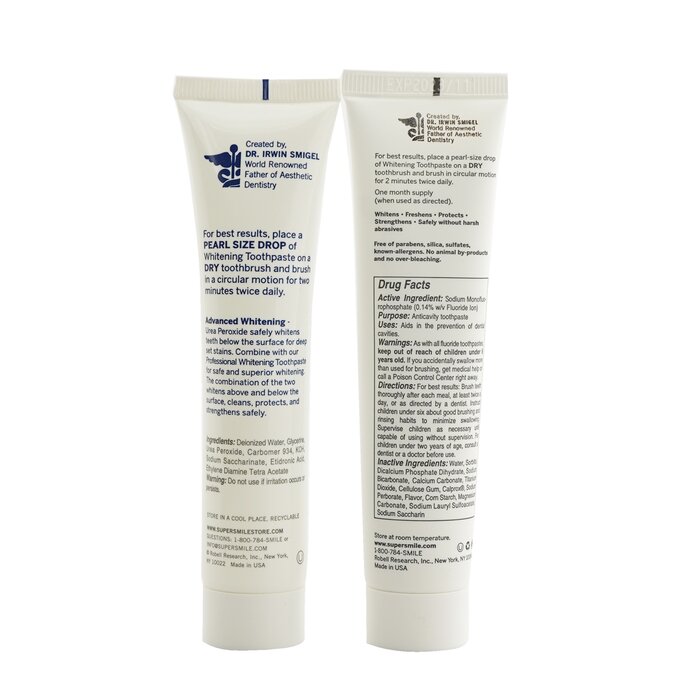 Supersmile Professional Whitening System: Toothpaste 50g/1.75oz + Accelerator 34g/1.2oz (Box Slightly Damaged) 2pcsProduct Thumbnail
