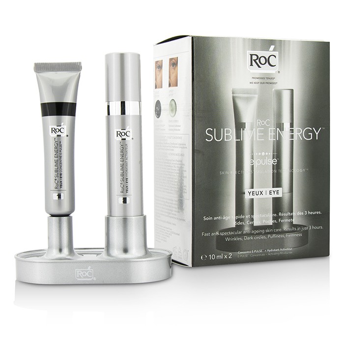 ROC Sublime Energy مجموعة كريم عيون: E-Pulse مركز 10مل + مرطب منشط 10مل 2x10ml/0.33ozProduct Thumbnail