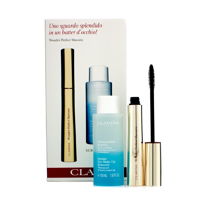 Clarins Wonder Perfect Tuş Hədiyyə Dəsti: Wonder Perfect Tuş + Göz Makiyajı Silici 2pcsProduct Thumbnail