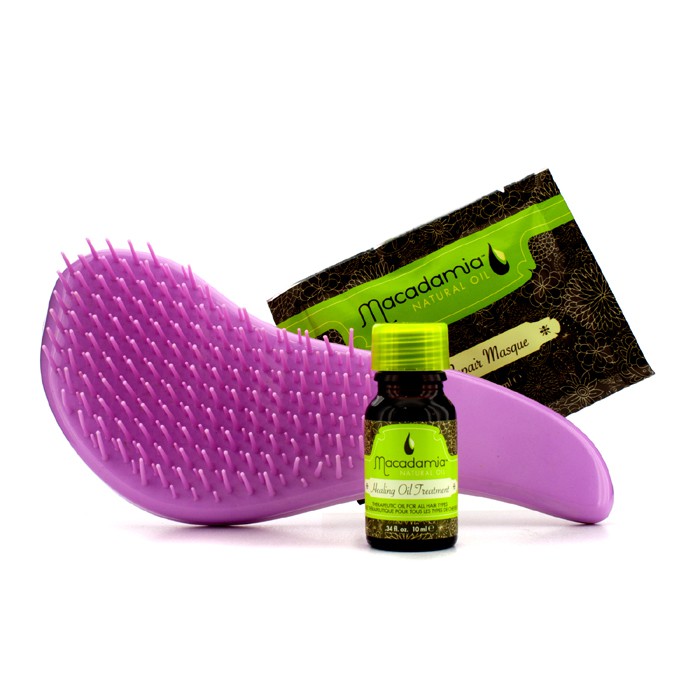 Macadamia Natural Oil ชุดแปรง No Tangle : แปรง Pre-Style Brush (ชมพู) + มาสก์ซ่อมแซมล้ำลึก 15ml + ทรีทเม้นต์น้ำมันรักษาผม 10ml 3pcsProduct Thumbnail