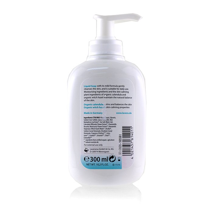 Lavera Basis Sensitiv Liquid Soap with Organic Calendula & Organic Witch Hazel (For All Skin Types) 300ml/10.2ozProduct Thumbnail