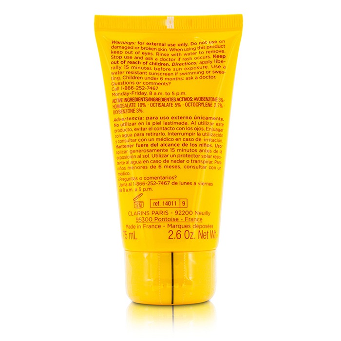 Clarins Przeciwzmarszczkowy krem do opalania Sunscreen for Face Wrinkle Control Cream Broad Spectrum SPF 30 75ml/2.6ozProduct Thumbnail