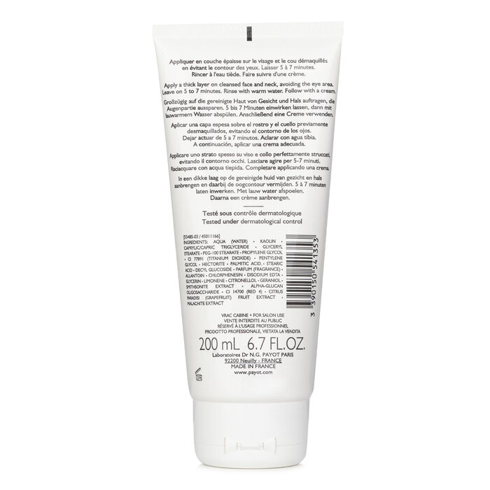 Payot - Les Demaquillantes Masque D'Tox Detoxifying Radiance Mask - For ...