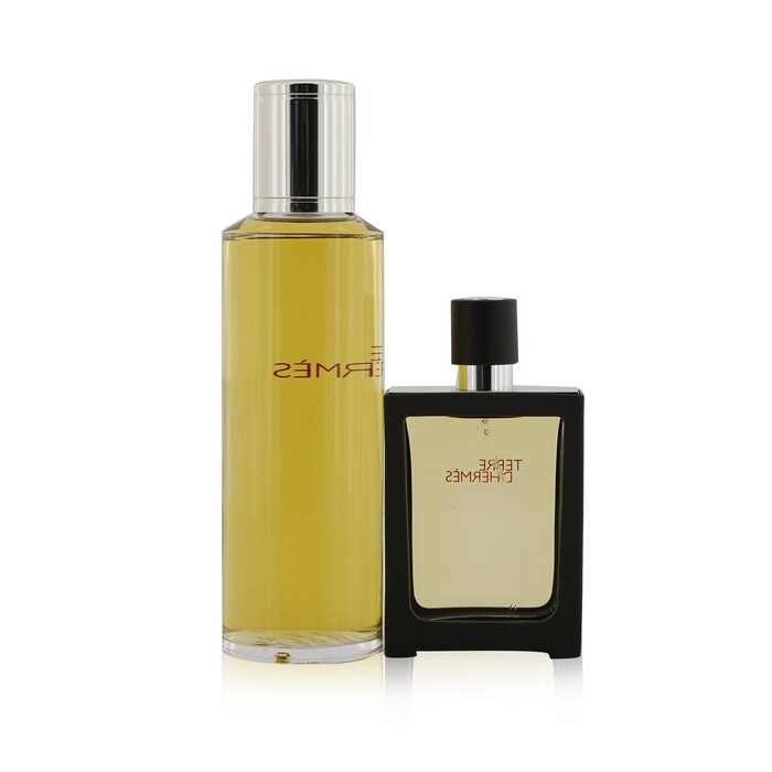 Hermes Terre D'Hermes Pure Parfum Spray Rellenable 30ml/1oz + Repuesto 125ml/4.2oz 2pcsProduct Thumbnail