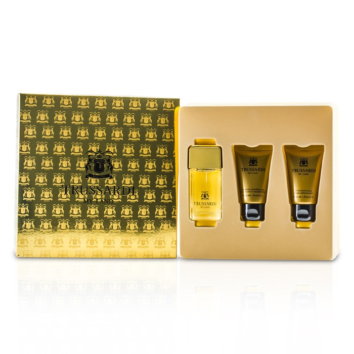 Trussardi My Land Coffret: Eau De Toilette Spray 30ml/1oz + Shower Gel 30ml/1oz + After Shave Balm 30ml/1oz 3pcsProduct Thumbnail
