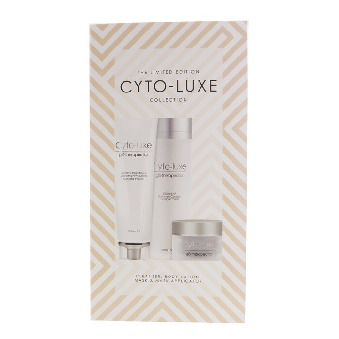 Glotherapeutics Cyto-Luxe Collection (Limited Edition): Body Lotion + Cleanser + Mask + Mask Applicator 4pcsProduct Thumbnail