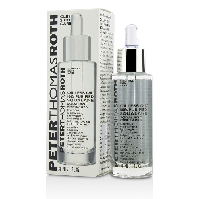 Peter Thomas Roth Oilless Oil 100% Purified Squalane Moisturizing Lightweight Skin Softener  30ml/1ozProduct Thumbnail