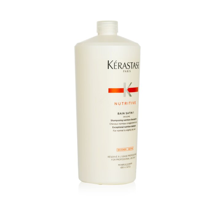 Kerastase Nutritive Bain Satin 1 Exceptional Nutrition Shampoo (For Normal to Slightly Dry Hair)  1000ml/34ozProduct Thumbnail