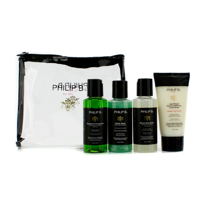Philip B Travel Kit (Paraben Free) 4pcsProduct Thumbnail
