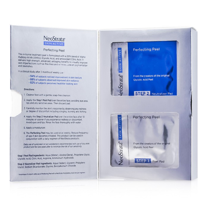 Neostrata Peeling do twarzy Skin Active Perfecting Peel (kuracja 3-miesięczna: 13x Peel Pads 1.5ml/0.05oz, 13x Neutralizer Pads 1.5ml/0.05oz 26pcsProduct Thumbnail