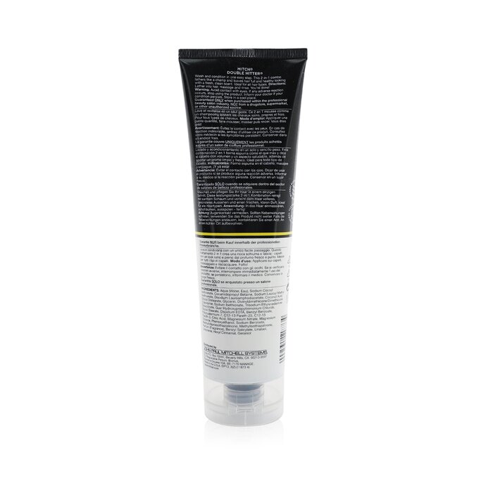 Paul Mitchell Mitch Double Hitter 2-in-1 Shampoo & Conditioner  250ml/8.5ozProduct Thumbnail