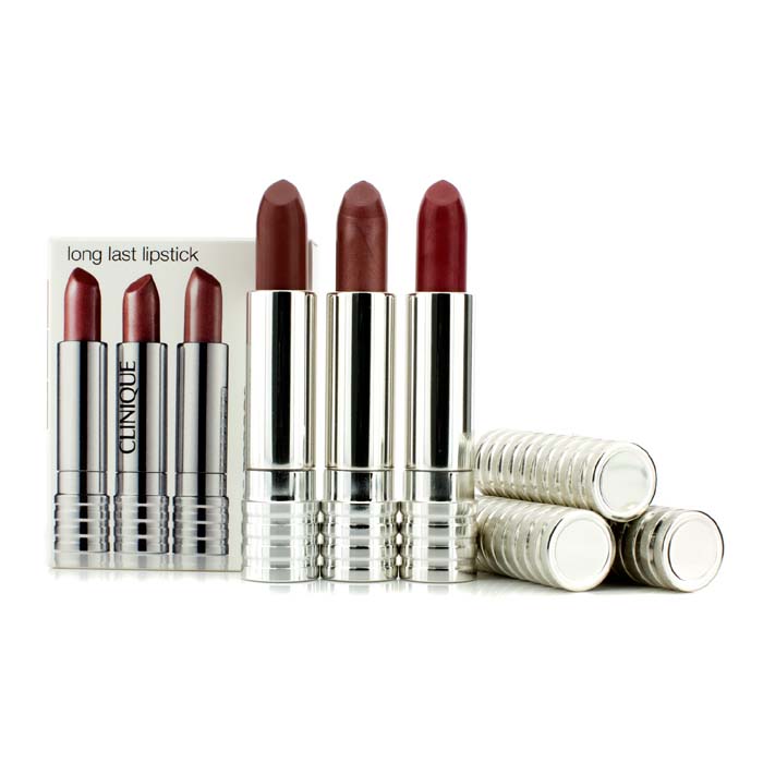Clinique Long Last Lipstick Trio ( 3pcsProduct Thumbnail