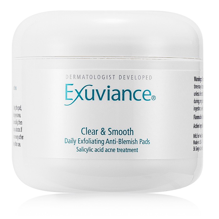 Exuviance Clear & Smooth Daily Exfoliating Anti-Blemish Pads (For Oily/ Acne Prone Skin) 36 PadsProduct Thumbnail
