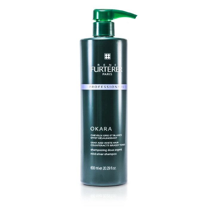 Rene Furterer Stříbrný šampon pro šedivé a bílé vlasy Okara Mild Silver Shampoo - For Gray and White Hair (salonní produkt) 600ml/20.29ozProduct Thumbnail
