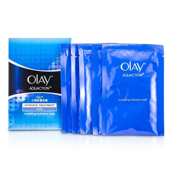 Olay มาสก์ให้ความชุ่มชื้นบำรุงผิว Aquaction 5 sheetsProduct Thumbnail