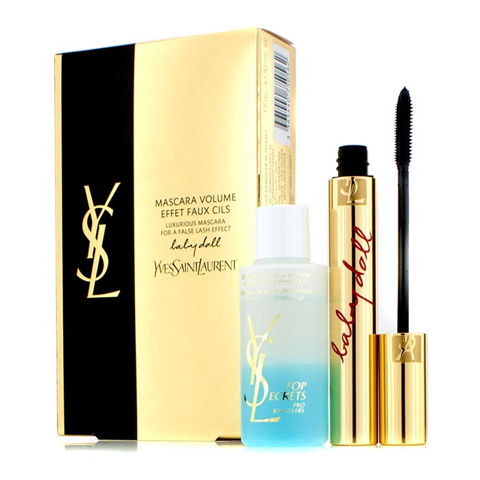 Yves Saint Laurent Mascara Volume Effet Faux Cils Baby Doll Set (1x Mascara, 1x Eye Makeup Remover) 2pcsProduct Thumbnail