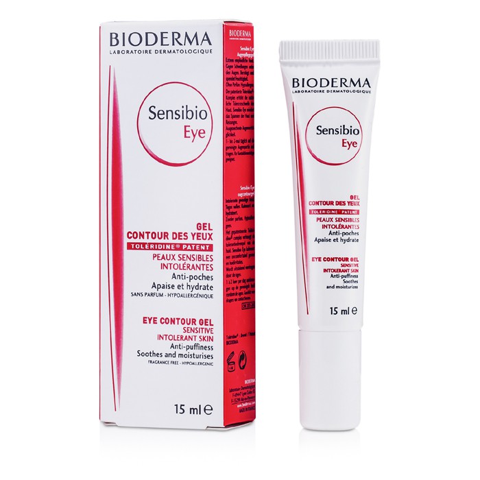 Bioderma Żel do konturu oka Sensibio Eye Contour Gel (dla skóry wrażliwej z nietolerancją) 15ml/0.5ozProduct Thumbnail
