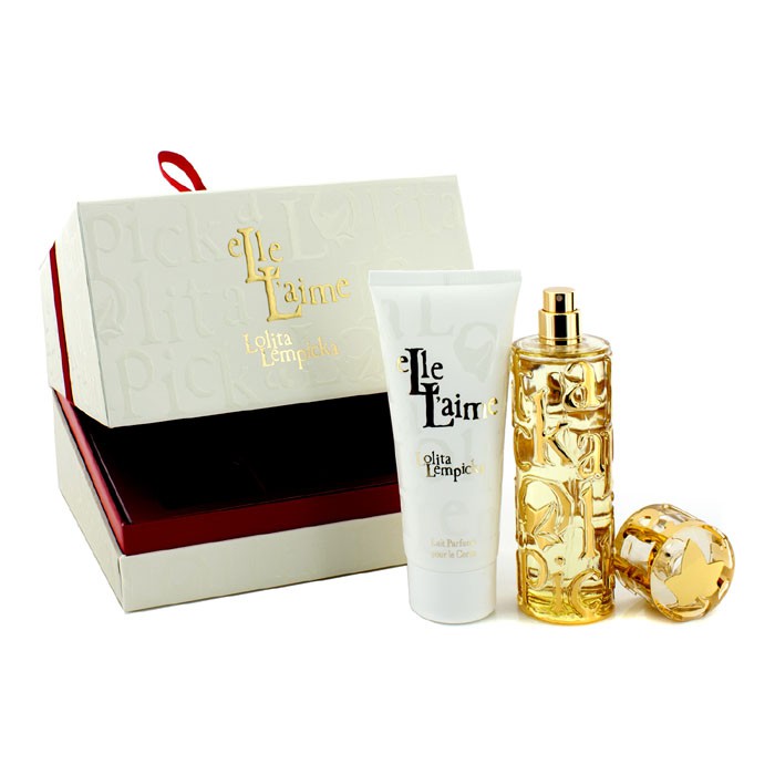 Lolita Lempicka Kazeta Elle L'Aime: parfémovaná voda s rozprašovačem 80ml/2.7oz + parfémované tělové mléko 100ml/3.4oz 2pcsProduct Thumbnail