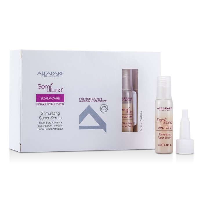 AlfaParf Semi Di Lino Scalp Care Stimulating Super Serum (For All Scalp Types) 12x10ml/0.34ozProduct Thumbnail
