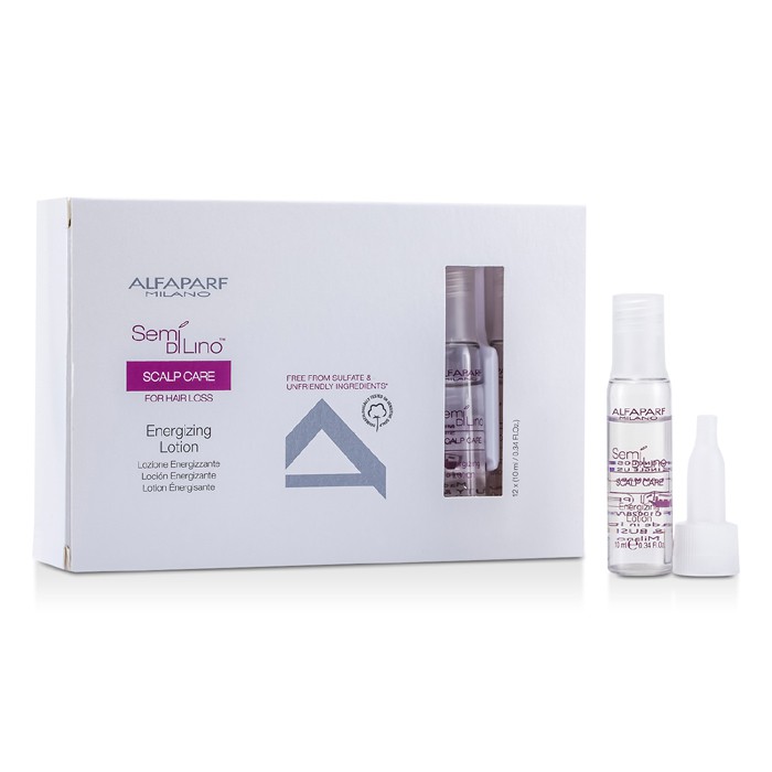 AlfaParf Semi Di Lino Scalp Care Loción Energizante (Para Pérdida de Cabello) 12x10ml/0.34ozProduct Thumbnail
