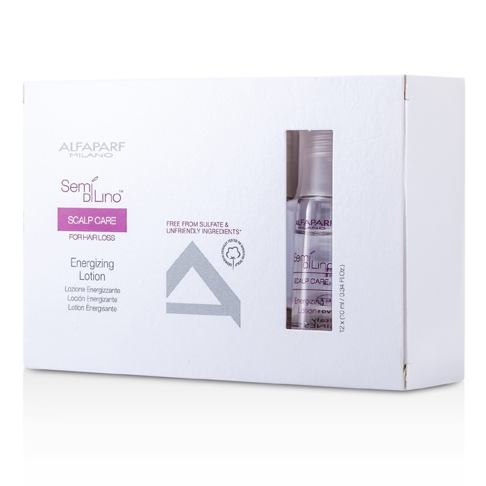 AlfaParf Semi Di Lino Scalp Care Loción Energizante (Para Pérdida de Cabello) 12x10ml/0.34ozProduct Thumbnail