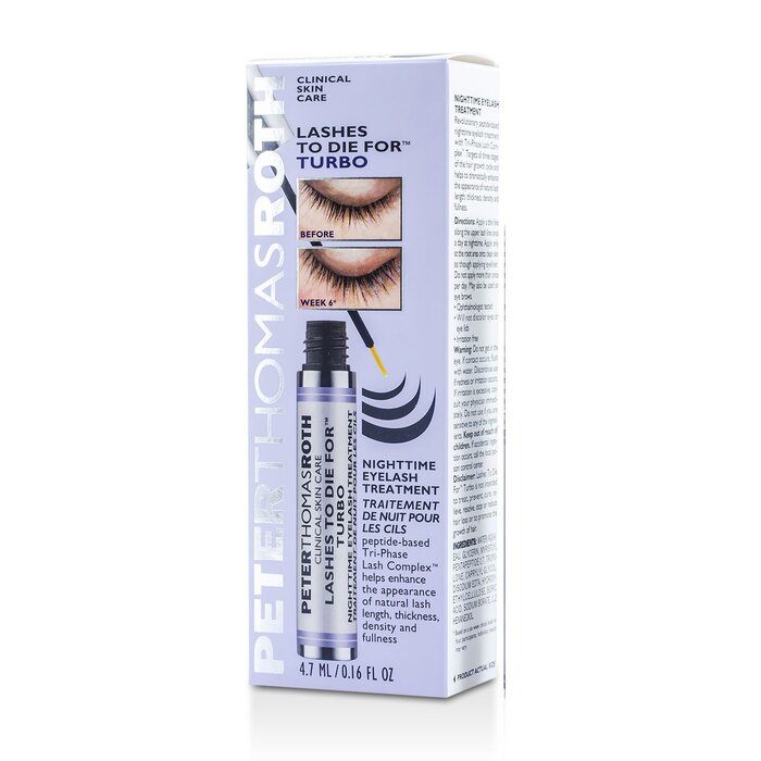 Peter Thomas Roth Lashes To Die For Turbo Nighttime Eyelash Treatment 4.7ml/0.16ozProduct Thumbnail