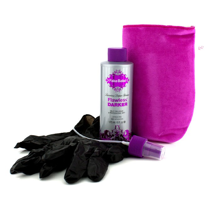 Fake Bake Flawless Darker Self-Tan Liquid & Professional Mitt 170ml/6ozProduct Thumbnail