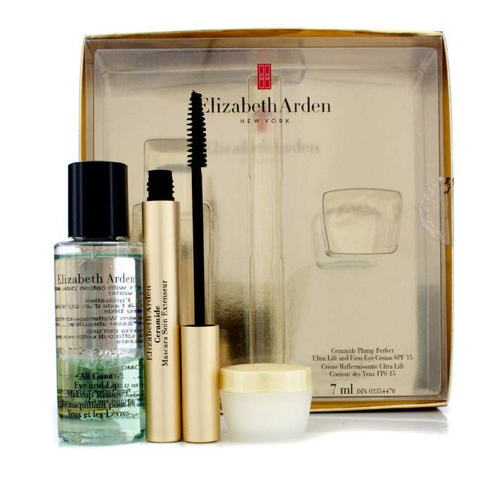 Elizabeth Arden Ceramide Lash Extending Coffret: 1x Mascara, 1x Eye & Lip Makeup Remover, 1x Eye Cream 3pcsProduct Thumbnail