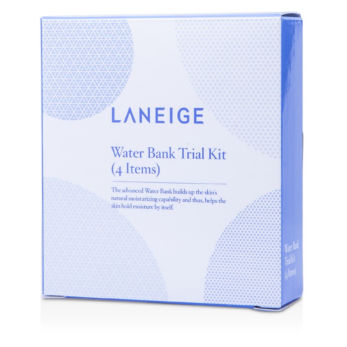 Laneige Kit Percubaan Water Bank: Essence 10ml + Moisture Cream 10ml + Gel Cream 10ml + Eye Gel 3ml 4pcsProduct Thumbnail