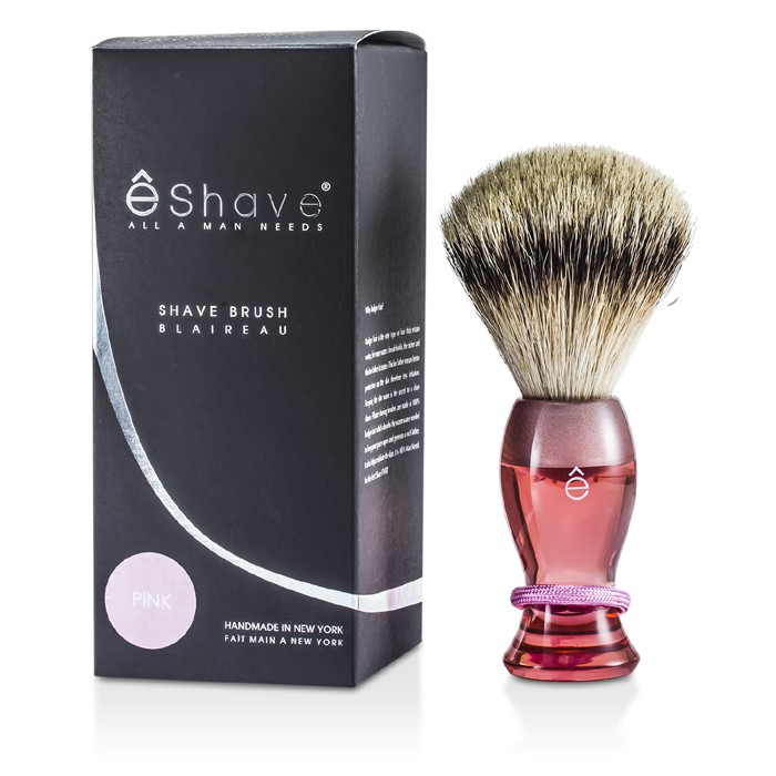 EShave Finest Badger Shaving Brush - Pink 1pcProduct Thumbnail