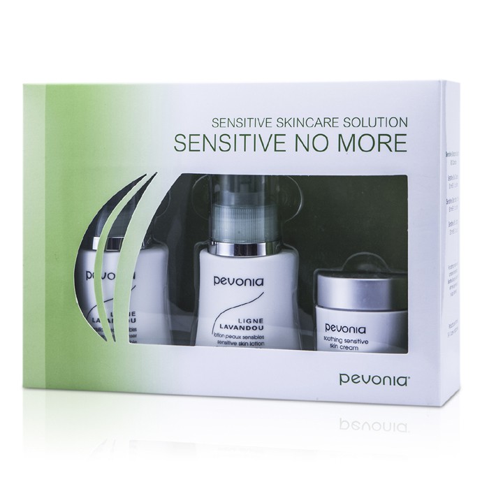 Pevonia Botanica Sensitive No More محلول العناية بالبشرة الحساسة: منظف 50مل/1.7أوقية + لوشن 50مل/1.7أوقية + كريم 20مل/0.7أوقية 3pcsProduct Thumbnail