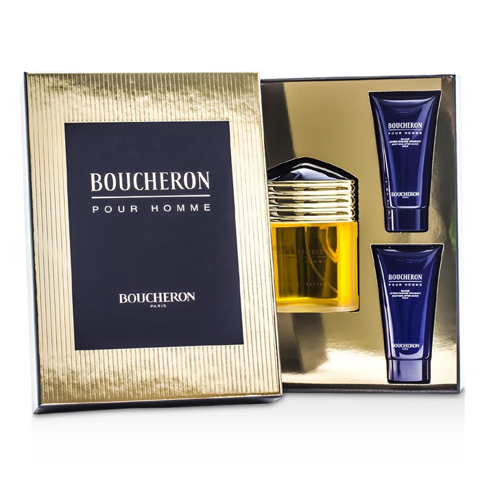 Boucheron Boucheron Набор: Парфюмированная Вода Спрей 100мл/3.3унц + 2х Успокаивающий Бальзам после Бритья 50мл/1.6унц 3pcsProduct Thumbnail
