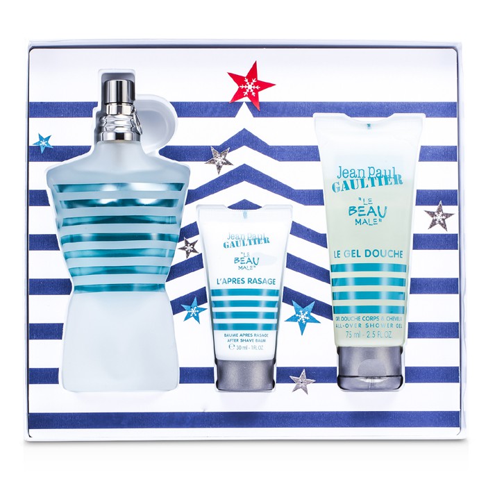Jean Paul Gaultier Le Beau Male Coffret: Eau De Toilette Spray 125ml/4.2oz + All Over Shower Gel 75ml/2.5oz + After Shave Balm 30ml/1oz 3pcsProduct Thumbnail