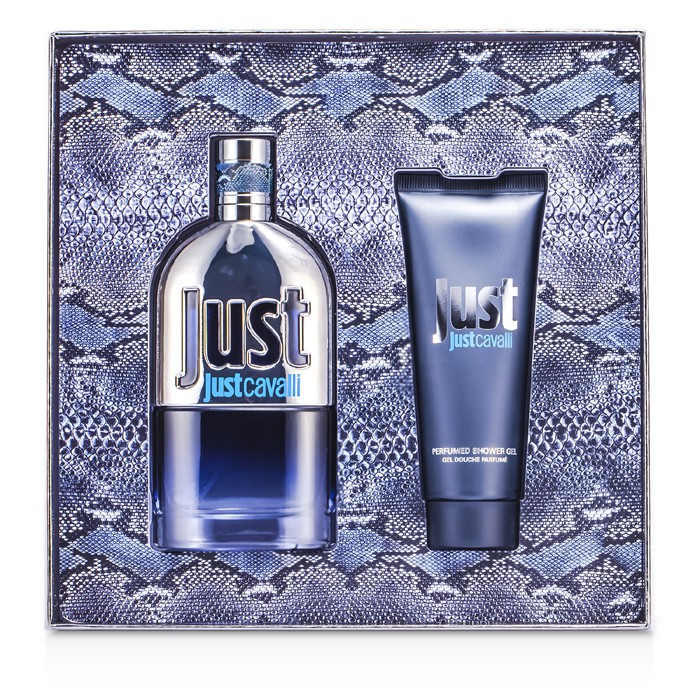 Roberto Cavalli Just Cavalli Him (New Packaging) Coffret: Eau De Toilette Spray 90ml/3oz + Shower Gel 75ml/2.5oz (Blue Box) 2pcsProduct Thumbnail