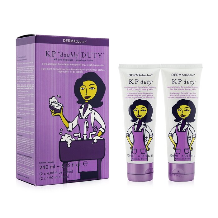 DERMAdoctor KP 'Double' Duty Duo Pack - Dermatologist Moisturizing Therapy (For Dry Skin)  2x120ml/4ozProduct Thumbnail