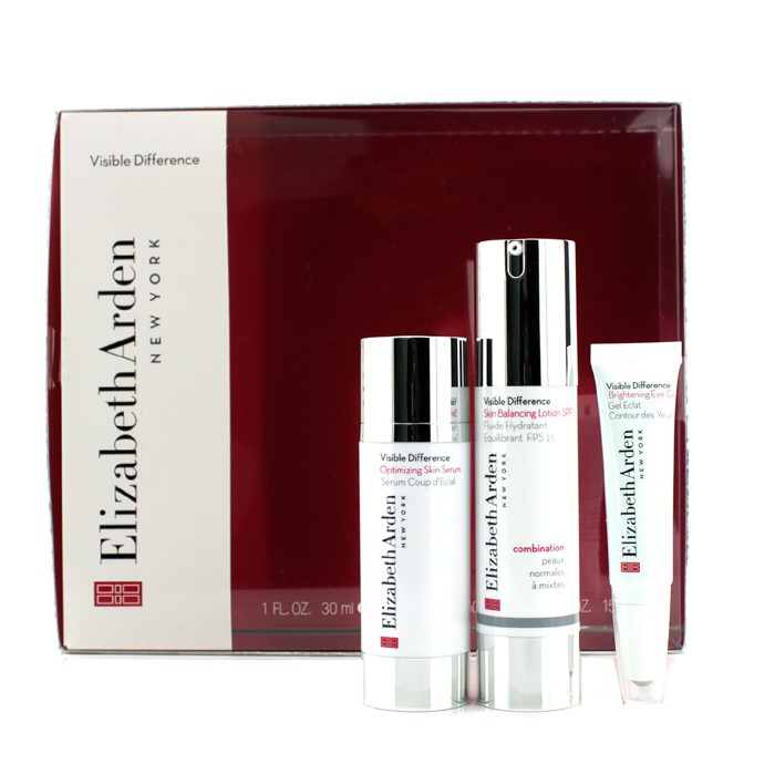 Elizabeth Arden Visible Difference Set: Balancing Lotion SPF15 50ml + Serum 30ml + Eye Gel 15ml 3pcsProduct Thumbnail
