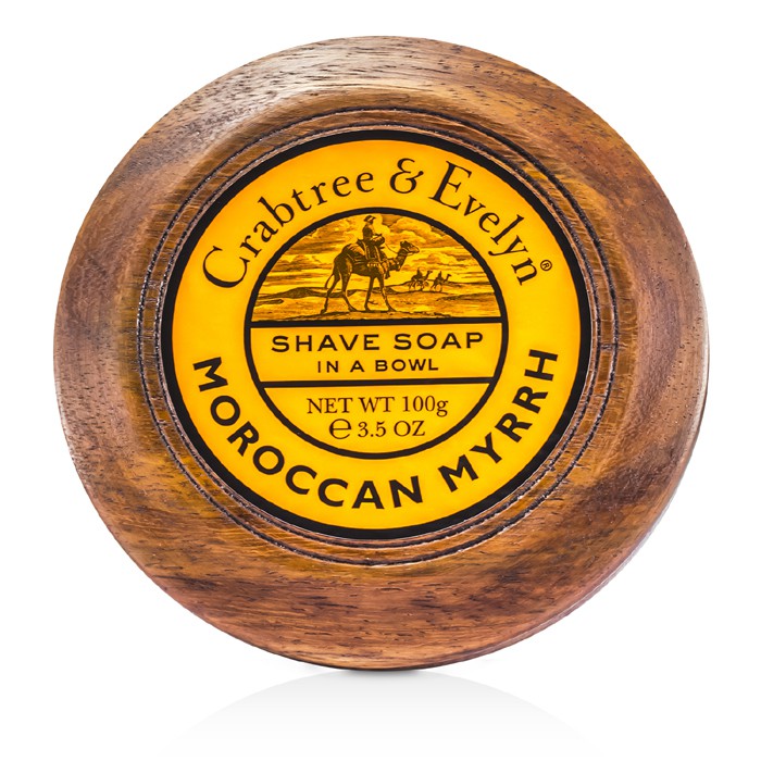 Crabtree & Evelyn Moroccan Myrrh Shave Soap In Wooden Bowl 100g/3.5ozProduct Thumbnail