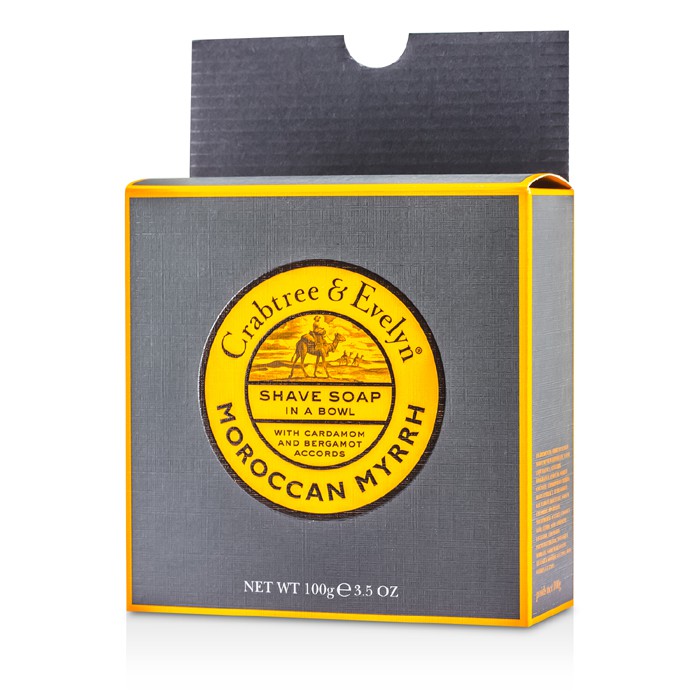 Crabtree & Evelyn Moroccan Myrrh Shave Soap In Wooden Bowl 100g/3.5ozProduct Thumbnail