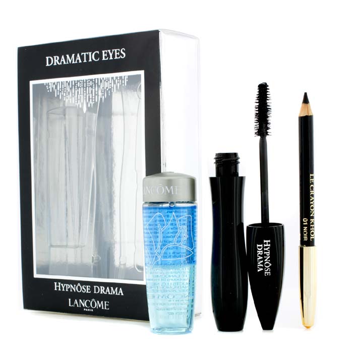 Lancome Hypnose Dramatic Eyes Set: Hypnose Drama Mascara + Le Crayon Khol + Bi Facil 3pcsProduct Thumbnail