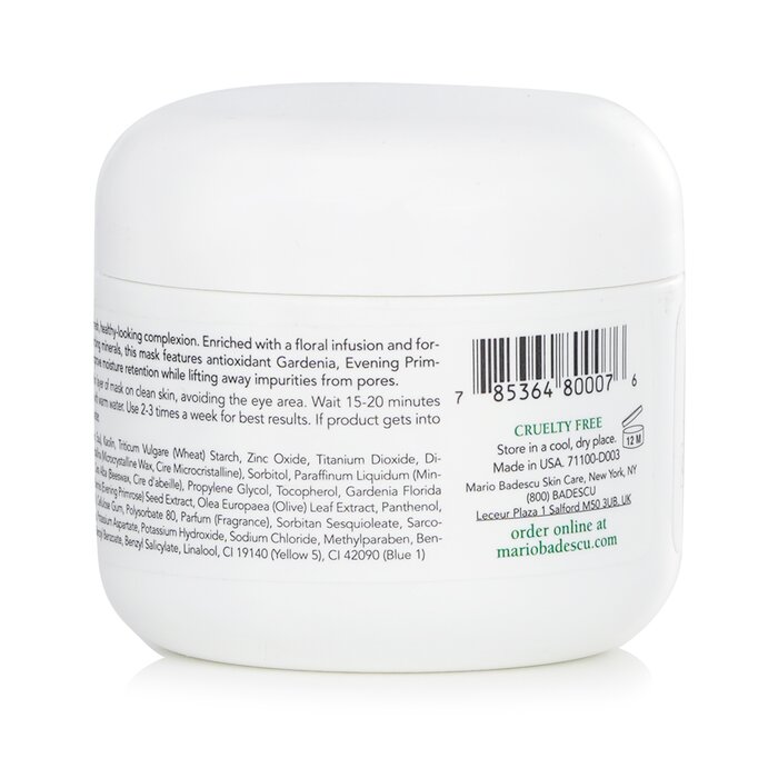 Mario Badescu Flower & Tonic Mask - For Combination/ Oily/ Sensitive Skin Types 59ml/2ozProduct Thumbnail