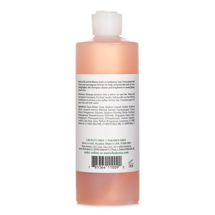 Mario Badescu Henna & Seamollient sampon (minden hajtípusra) 472ml/16ozProduct Thumbnail