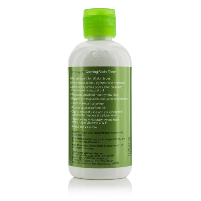 DermOrganic Calming Facial Toner 250ml/8.5ozProduct Thumbnail