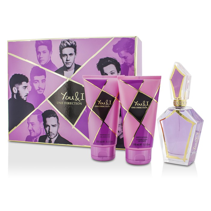 One Direction You & I Coffret: Eau De Parfum Spray 100ml/3.4oz + Body Lotion 150ml/5.1oz + Shower Gel 150ml/5.1oz 3pcsProduct Thumbnail